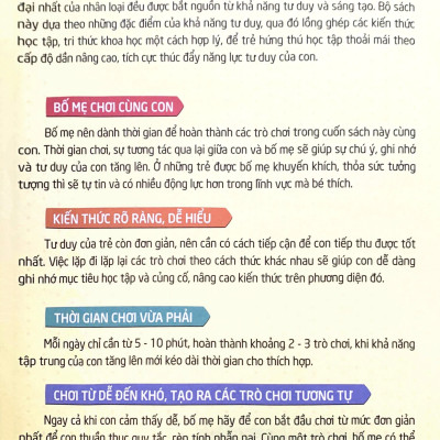 500 Trò Chơi Rèn Luyện IQ (4-10 tuổi) - Khả Năng Tư Duy (Sách Bản Quyền)