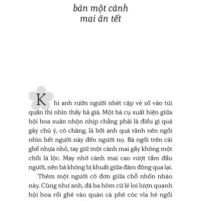 Bán Một Cành Mai Ăn Tết
