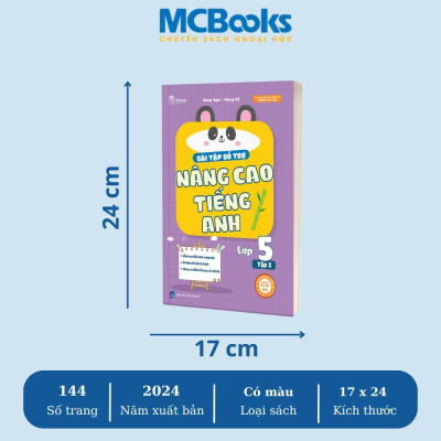Sách - Bài Tập Bổ Trợ Nâng Cao Tiếng Anh Lớp 5 Tập 2 - MCBooks