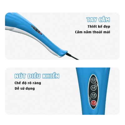 Máy massage cầm tay cá heo Puli PL-606B - Điện tử