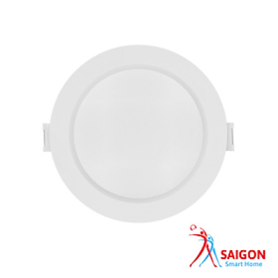 Đèn Dowlight Âm Trần 9W, 110 độ, Chóa trắng, Ánh Sáng 4000K