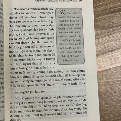Sáng tạo - Bừng cháy sức mạnh bên trong