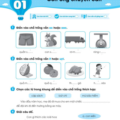 Vở Luyện Viết Chính Tả Lớp 1 - Âm - Vần - Đoạn - Chữ Hoa