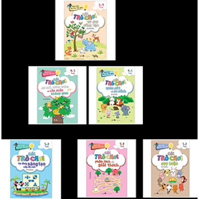 Combo Các Trò Chơi Cho Trẻ  - 6 Cuốn - Hà Thu Quang - Vanlangbooks