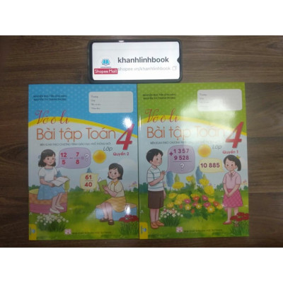 Sách - Vở Ô Li Bài Tập Toán 4 - tập 2 (Biên Soạn theo CT GDPT mới)