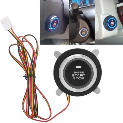 Bộ Khởi Động Đề Nổ Xe Hơi Start Stop Đen Bản Cao Cấp: Khóa Từ Chống Trộm Thông Minh Loại Tốt Mẫu Mới