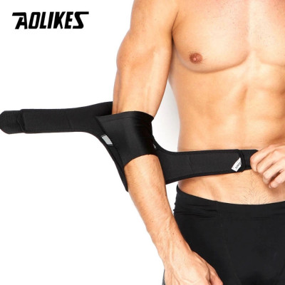 Đai bảo vệ khớp khuỷu tay AOLIKES 7948 hỗ trợ khi chơi tennis breathable sport elbow Support