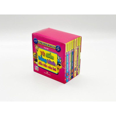 Sách - Từ Điển Bằng Hình Đầu Tiên Của Bé + Cùng Bé Khám Phá Thế Giới Xung Quanh - Combo 3 Boxset - Việt Thư