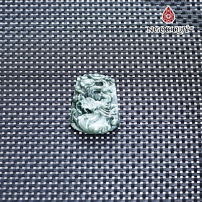 Mặt dây chuyền rồng cẩm thạch mệnh hỏa mộc - Ngọc Quý Gemstones