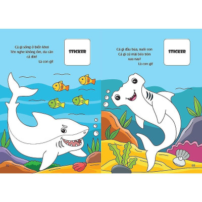 Sách - Bé Tô Màu - Khám Phá Đại Dương Bí Hiểm - Chính Thông Book