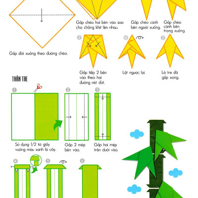 Em Tập Gấp Hình 3-4 Tuổi - Nâng Cao (Tái Bản)
