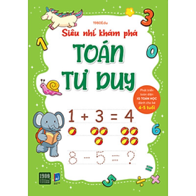 Sách - Siêu nhí - Khám phá Toán tư duy - 2 (4-5 Tuổi) - 1980Books