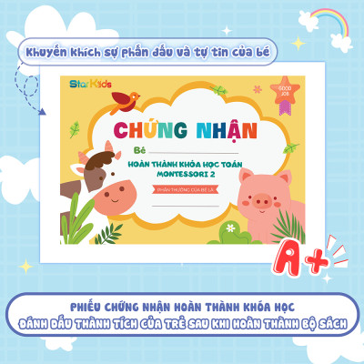 Học Toán Montessori 2 ( Phát triển trí tuệ 4+)
