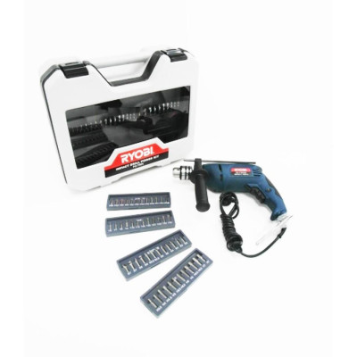Bộ máy khoan cầm tay đa năng điện 750W RYOBI (KYOCERA) - PD-750K (Kèm 77 linh kiện) - Hàng Chính Hãng