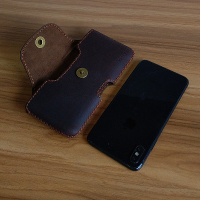 Bao Da Đeo Lưng dành cho IPHONE 11 Pro Max Da Bò Sáp