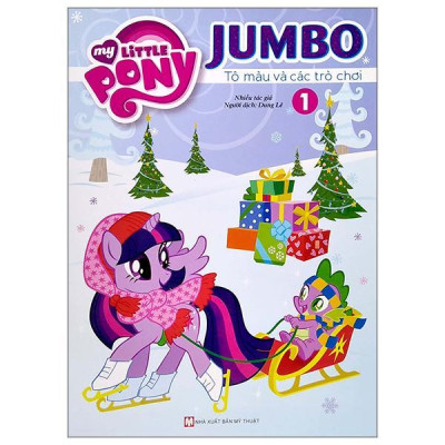 Sách - My Little Pony Jumbo - Tô Màu Và Các Trò Chơi - Chủ Đề Giáng Sinh - Combo 3 Cuốn - Tân Việt Books