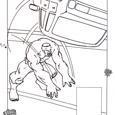 Dán Hình Và Tô Màu - Superhero - Hulk (Tái Bản 2024)