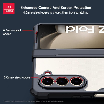 Ốp lưng cho Samsung Samsung Galaxy Z Fold 6 (Fold6) XUNDD Beatle chống sốc, lưng trong, viền màu - Hàng chính hãng