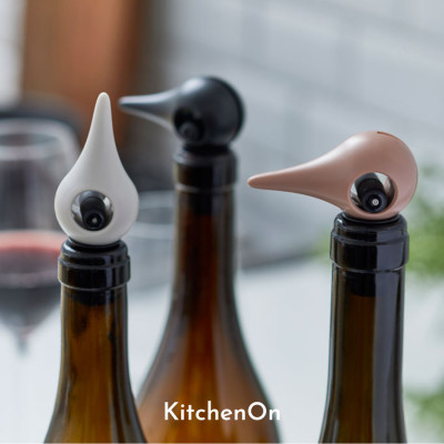 Nắp đậy chai rượu vang Bird, màu da