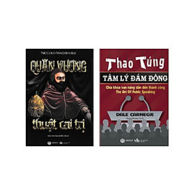 Combo Quân Vương - Thuật Cai Trị + Thao Túng Tâm Lý Đám Đông (SB) (Bộ 2 Cuốn)