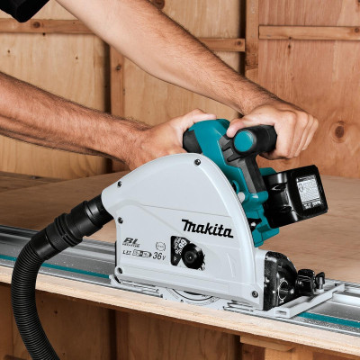 MÁY CƯA ĐĨA CẮT SÂU DÙNG PIN(165MM/AWS/BL)(18VX2) MAKITA DSP601ZU (KHÔNG KÈM PIN VÀ SẠC) - HÀNG CHÍNH HÃNG