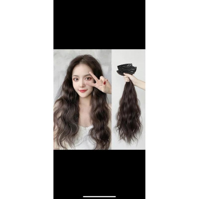 tóc giả kẹp phồng️ miếng 2 kẹp tóc giả kẹp xù dài cao cấp