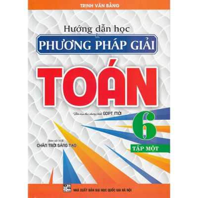Sách - Combo Hướng dẫn học và phương pháp giải Toán 6 tập 1 + 2 (Bám sát SGK Chân trời sáng tạo)HA-MK