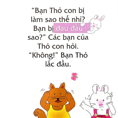 Sách Truyện Tranh Song Ngữ Việt Anh Cho Bé - Thỏ Con Thích Ăn Kẹo