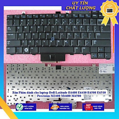 Bàn Phím dùng cho laptop Dell Latitude E6400 E6410 E6500 E6510 Precision M2400 M4400 M4500 - KHÔNG CHUỘT - Hàng Nhập Khẩu New Seal
