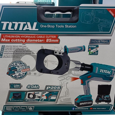 MÁY CẮT CÁP THỦY LỰC PIN 20V 85MM (KÈM 2 PIN LITHIUM 20V/4.0AH) TOTAL TRCLI2002 - HÀNG CHÍNH HÃNG