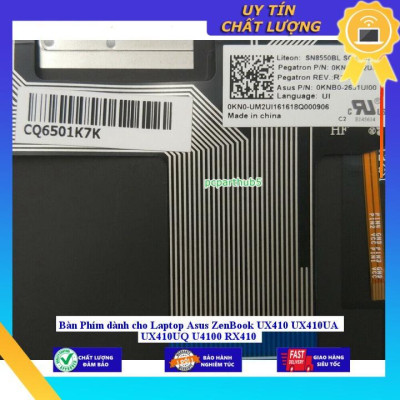 Bàn Phím dùng cho Laptop Asus ZenBook UX410 UX410UA UX410UQ U4100 RX410 - Hàng Nhập Khẩu New Seal