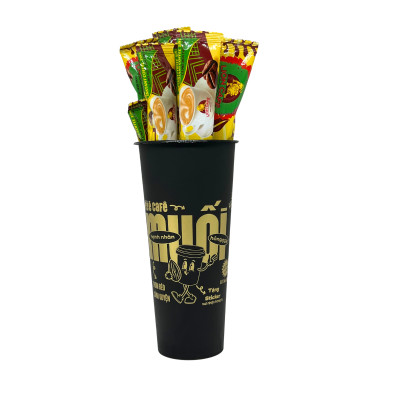 Combo 5 Hộp Cà Phê Muối Hạnh Nhân 10 Gói Hòa Tan -  LION CAFE - Thơm Ngon Sánh Quyện (Ly 10 gói*18 gram)
