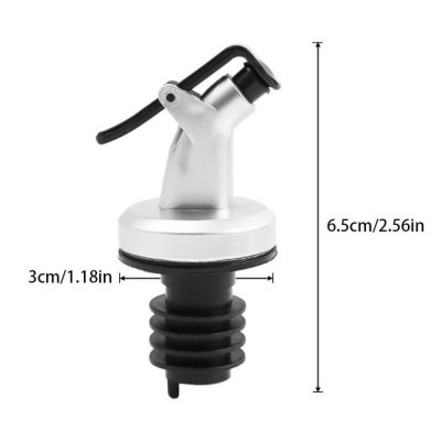 Vòi Rót Dầu Ô Liu, Nước Tương, Nước Mắm, Có Nắp Chặn Tiện Dụng Khi Nấu Ăn, Vòi Rót Rượu Nắp Cao Su Chắc Chắn