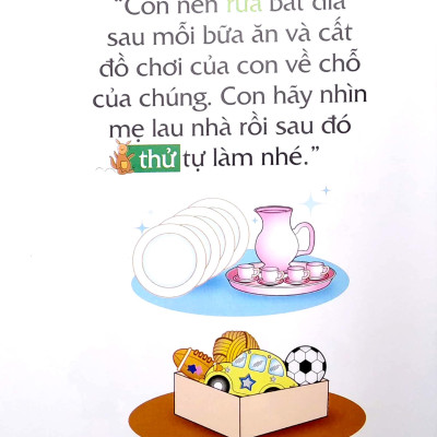 Sách Truyện Tranh Song Ngữ Việt Anh Cho Bé - Bạn Kanguru Sạch Sẽ