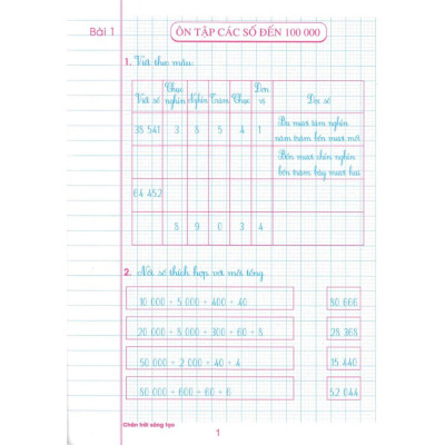 Sách-Vở Ô Li Bài Tập Toán Lớp 4 - Quyển 1 (Biên Soạn Theo Chương Trình SGK Chân Trời Sáng Tạo) (HA-MK)