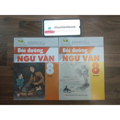 Sách - Combo Bồi dưỡng ngữ văn 8 - tập 1 + 2 ( kết nối tri thức )