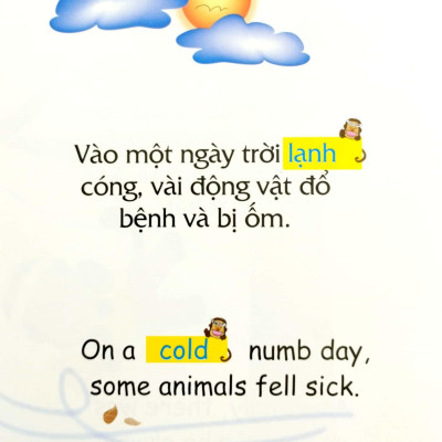 Sách Truyện Tranh Song Ngữ Việt Anh Cho Bé - Tập Thể Dục Quan Trọng Lắm Nhé