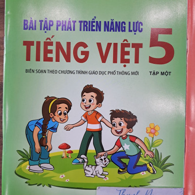 Sách - Bài tập Phát triển năng lực tiếng việt 5 - tập 1 (Kết Nối)