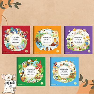 [ThangLong Bookstore]Thiếu Nhi: Ươm Mầm Tư Duy Qua Truyện Kể Dân Gian ( bộ 5 cuốn )