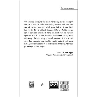 Sách - Mô Hình Chất Lượng Dịch Vụ Trong Bán Lẻ - Thái Hà Books