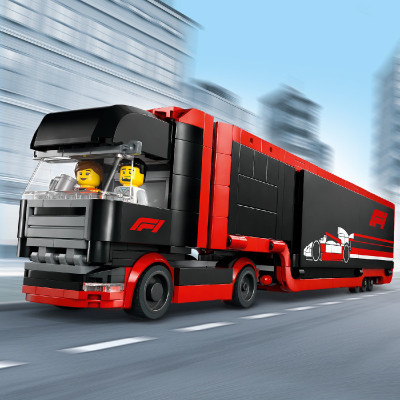 Đồ Chơi Lắp Ráp Xe Vận Chuyển Xe Đua F1 LEGO CITY 60445 (1086 chi tiết)