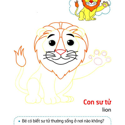 Tập Tô Màu Và Nhận Biết Thế Giới Xung Quanh - Động Vật Hoang Dã