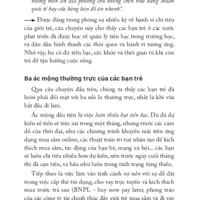 Làm Chủ Tiền Bạc Từ Khi Còn Đi Học (TRE)
