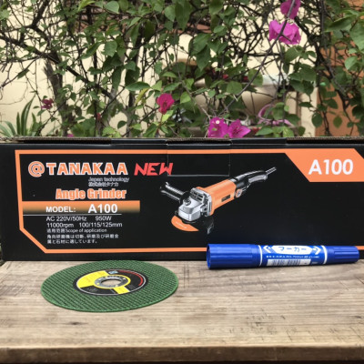 Máy cắt cầm tay NATAKA 950W ,công tắc bóp,lưỡi cắt 100mm chuyên cắt sắt,nhôm,gạch,đá hoa cương,mài góc