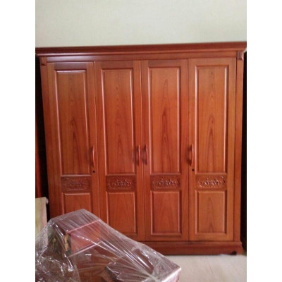 Tủ quần áo 4 buồng gỗ xoan, gội, gõ đỏ, hương đá... Giá siêu Rẻ