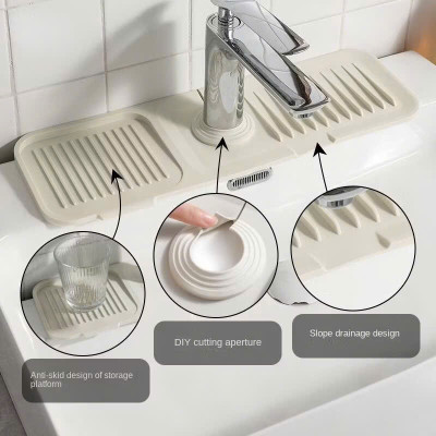 Miếng thoát nước silicon lót vòi rửa chén, tấm thoát nước silicon bồn rửa chén