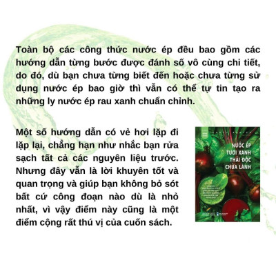 Nước Ép Tươi Xanh, Thải Độc Chữa Lành - Bản Quyền