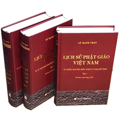 Sách - Lịch Sử Phật Giáo Việt Nam Bộ 3 Tập - Bìa Cứng - Lê Mạnh Thát - Chính Thông Book