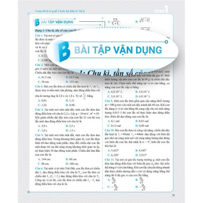 Sách Combo 3 STEP khối A – Tiết lộ bí quyết 3 bước đạt điểm 8+ Toán Lý Hóa - Megabook
