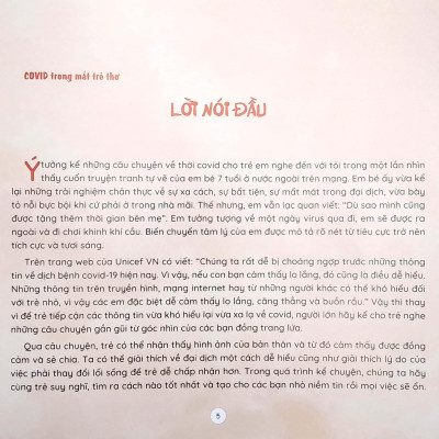 Covid Trong Mắt Trẻ Thơ (Song Ngữ) - Lồng Đèn Bí Đỏ